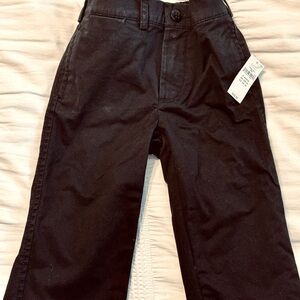 Black chino gap pants, 3T